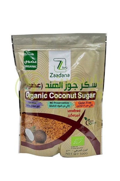 Zaadna Organic Coconut Sugar Zadana 500 Gr