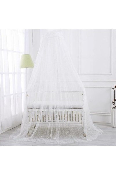 GENERAL Round Mosquito Net for Kids, Baby Bed Canopy, Hanging Tent with Adjus...
