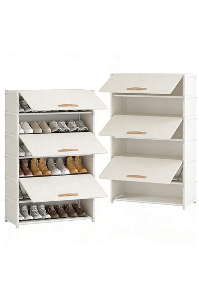 STERİX Shoe Rack 7-Tier Shoe Storage with removable shelves,Standing Shoe Cab...
