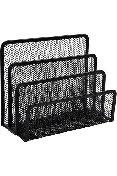 Generic Desk Organizer Metal Mesh File Holder Letter Tray Paper Organizer for...