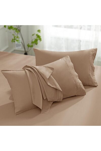 Generic Microfiber Pillow Cases - King Size Set of 2-1800 Thread Count Ultra ...