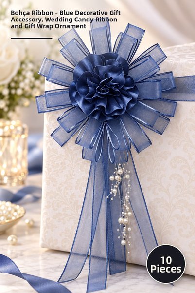 Yenilig 10 bucăți de ornamente de pachet - accesorii decorative de cadou alba...