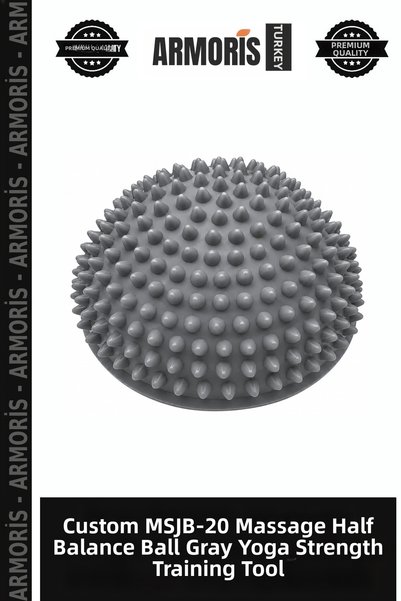 Armoris Special Production Msjb-20 Massage Half Balance Ball Gray Yoga Power ...