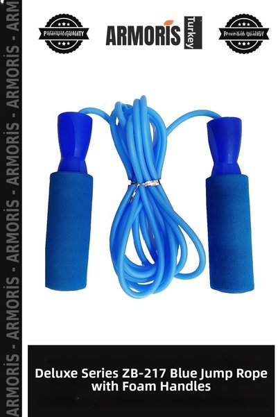 Armoris Delux Series Zb-217 Blue Jump Rope with Ball Bearing Blue Color Exerc...