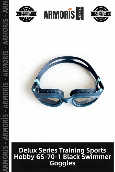 Armoris Delux Series Training Sports Hobby Gs-70-1 Black Swimming Goggles