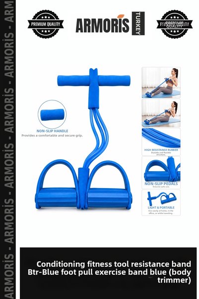 Armoris Conditioning Fitness Equipment Resistance Rope Btr-Blue Foot Pull Exe...