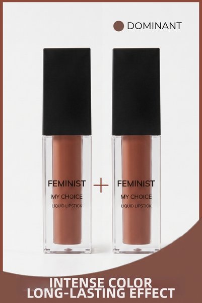 Feminist Lipstick Set of 2 |   Moisturizing, Nourishing, Repairing |   Long-L...