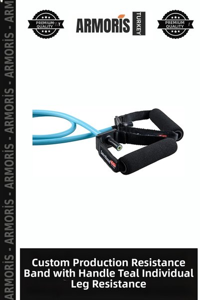 Armoris Special Production Sanctband Tubing with Handle Teal Individual Legs ...