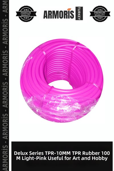 Armoris Delux Series Tpr-10Mm Tpr Rubber 100 Mt Light Weight- Pink Useful Art...