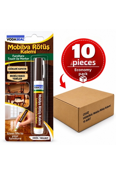 FMA 10 Pieces Walnut Furniture Touch-Up Pen