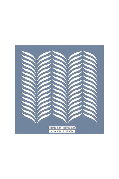 Cadence Boya Hhms24 Home Heritage Leaf Stencil 45X45Cm