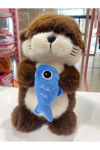 Sakura Konsept Butik Su Samur, Cute Plush, Brown, Medium Size, Soft Fur, High...
