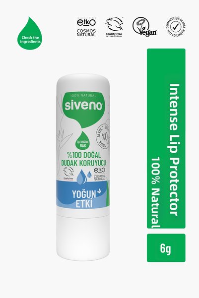 Siveno Protector de buze 100% natural cu efect intens Cremă balsam de buze pe...