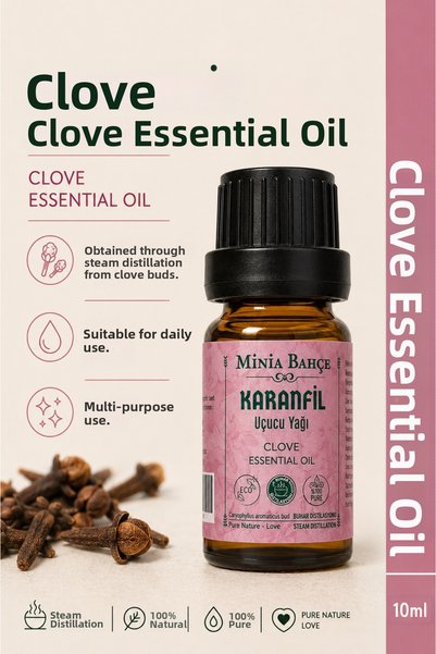 Minia Bahçe Bitki Sanat Atölyesi Clove essential oil – 10 ml | pure and unadu...