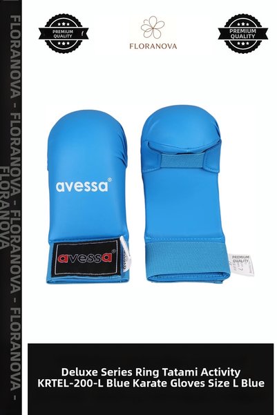Generic Brand Delux Series Ring Tatami Activity KRTEL-200-L Blue Karate Glove...