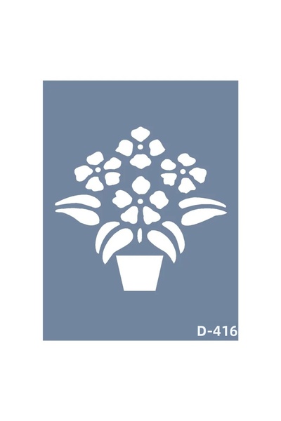 Cadence Boya D416، قالب تصميم زهور، سلسلة D، مقاس 15 × 20 سم.