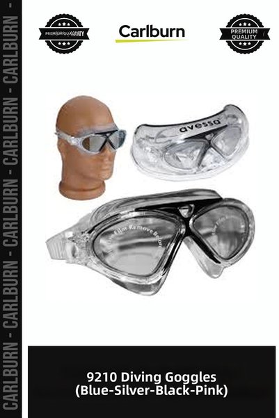 Carlburn Special Edition 9210 Swimming Goggles (Blue-Silver-Black-Pink) Summe...