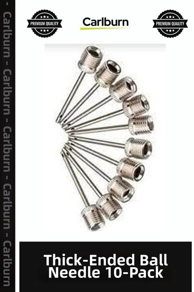 Carlburn Premium Thick-Tip Ball Needles, Pack of 10 in a Bag—Bulk Packages De...