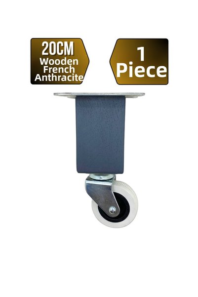 GOLDENWOODEN Kale Wooden Casters for Furniture: Table and Cabinet Casters (20...