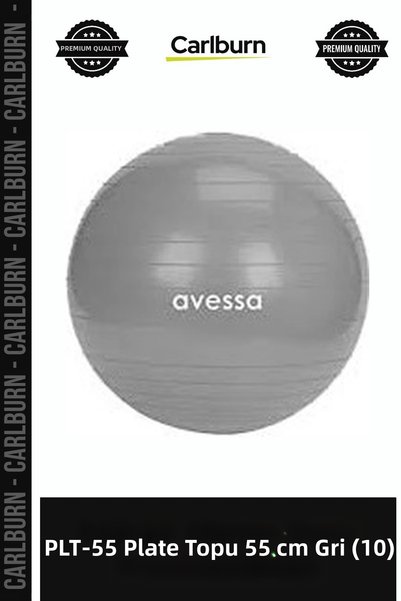 Carlburn Special Edition PLT-55 Pilates Ball, 55 cm, Gray (10) Pilates Develo...