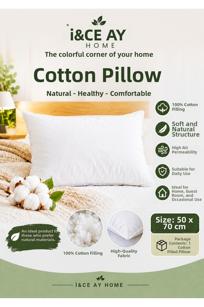 Generic Brand Perna I&CE AY HOME, pernă căptușită cu bumbac 100% natural, 50x...