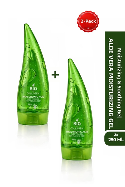 Bio Asia جل الألوفيرا 250 مل – يوفر ترطيبًا مكثفًا ومرونة بفضل احتوائه على ال...