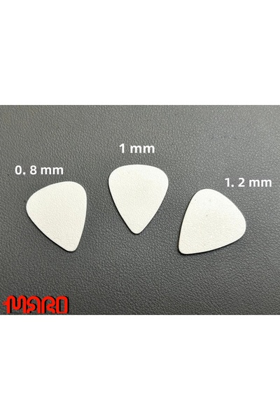 DU&ER Set of 3 Guitar Picks: 0.8 mm, 1 mm, and 1.2 mm