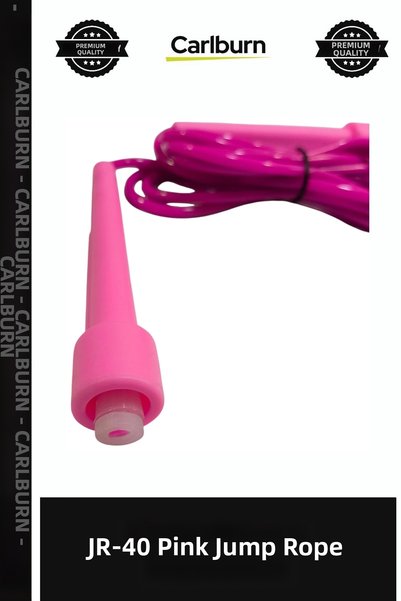 Carlburn Premium JR-40 Jump Rope, Pink, Individual Sports, Fitness Activity