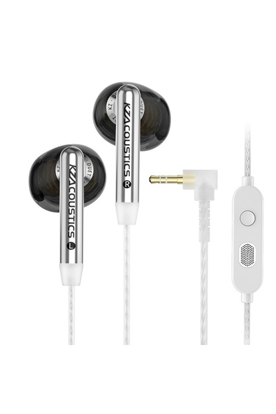 Choice Duet Black 3.5 MIC KZ Duet Quad Core Dual Dynamic Drivers Hi-Fi Earpho...