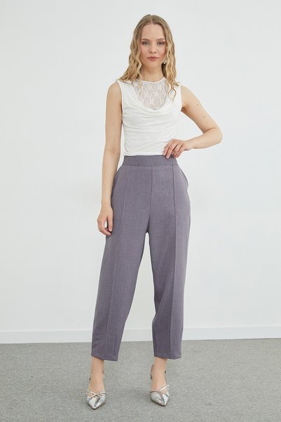 Fulla Moda Çimalı Zippered Trousers with Pliers