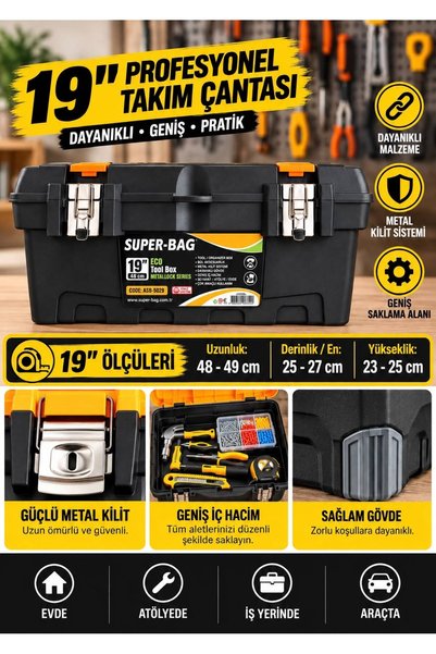 SUPER-BAG SUPER BAG TOOL BOX TAKIM ÇANTASI 19"48m