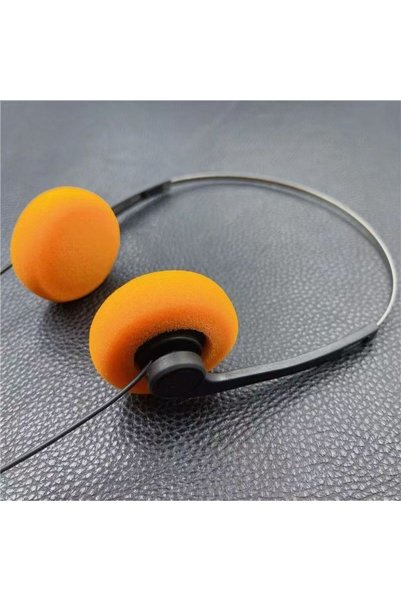 Choice orange Fashion Classic Vintage-80's Headphones Sports Portable Wired W...