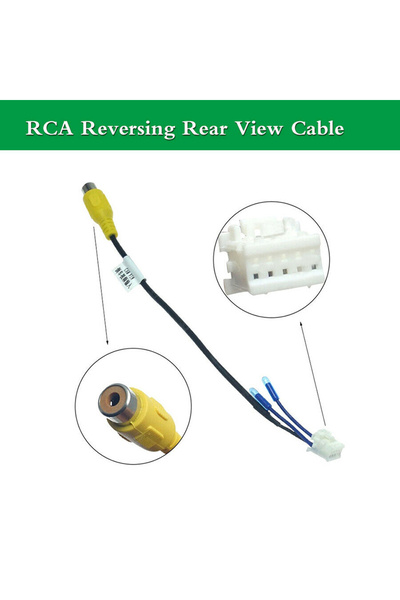 Choice 1piece Auto Rear View Backup Camera Cable Adaptor RCA 10Pin For Car St...