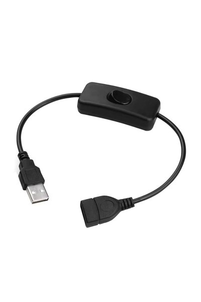 Choice1 USB Switch-Black USB Cable with Switch ON/OFF Cable Extension Toggle ...