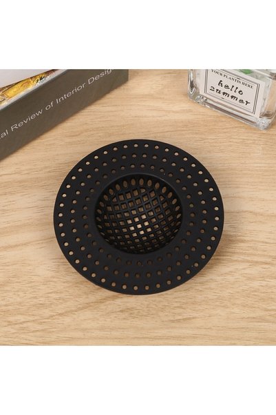 Choice black 1 1 Sink Silicone Filter Bathroom Floor Drain Filter Sewer Filte...