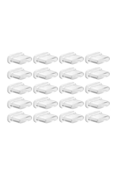 Choice6 Clear-20X 20-1PCS Type-C Dust Plugs Charging Port Protector Dustplug ...