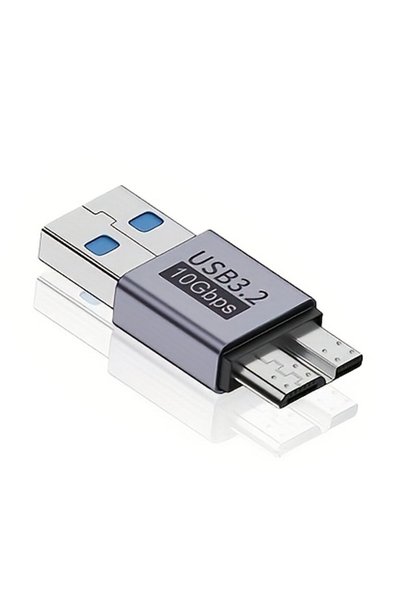 Choice محول من النوع A إلى مايكرو B USB C 3.2، موصل ذكر مايكرو B إلى أنثى من ...