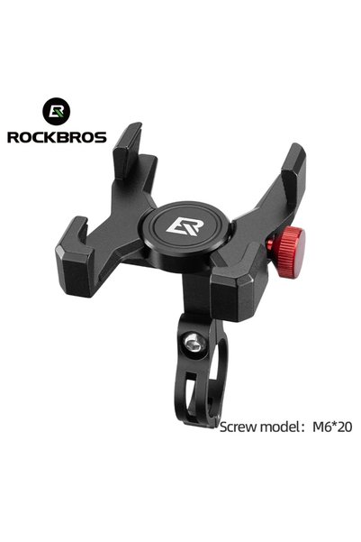 ROCKBROS 25210039 Handlebar Bicycle Phone Holder 4.7-7.09 inch High Strength ...
