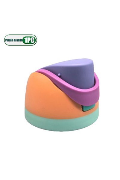Choice7 Purple-orange-1PC Universal Bottle Lid Replacement Leakproof Flip Top...