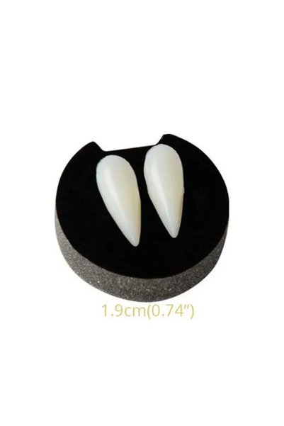 Choice10 19mm 1Pcs 1-4Pcs Halloween Vampire Dentures Prop Halloween party Cos...