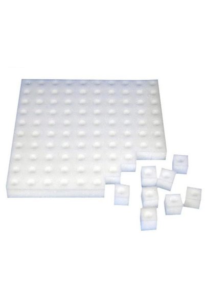 Choice BW969-WH 100Pcs/sheet Hydroponic Plant Sponge Garden Cultivation Seedl...