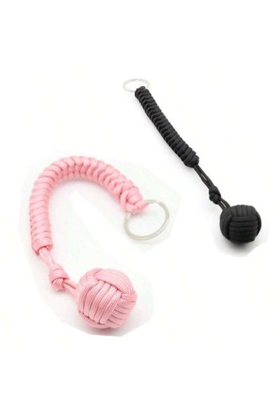 Choice black pink Outdoor Security Protection Black Monkey Fist Steel Ball fo...