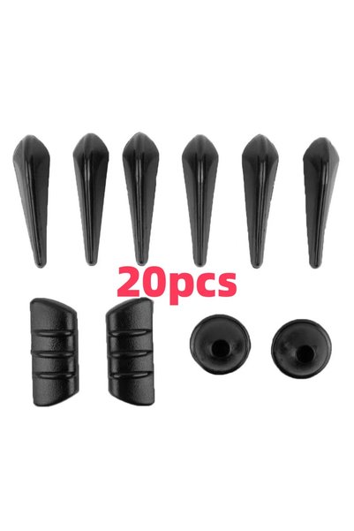 Choice 20pcs Universal Car Fairing Body Spoiler Sticker Lowering Wind Noise R...