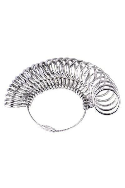 Choice1 A Metal Ring Sizer Measuring Tool Set Gauge Mandrel Stick Finger Tool...