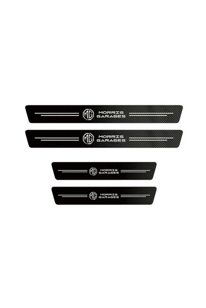 Choice 4Pcs Car Door High-quality Carbon Fiber Car Door Sill Protector Sticke...