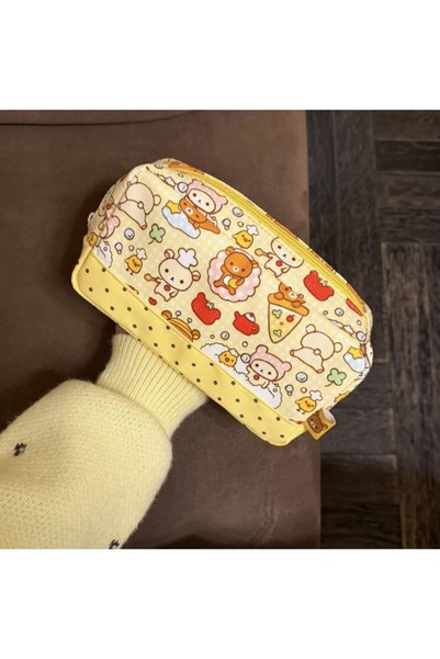 Choice B Hot Rilakkuma Pencil Case Japan Ins Style Cute Cartoon Dessert Print...