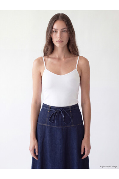 LC Waikiki Quality Pieces from Çelebi Store: Belted A-Line Jean Skirt
