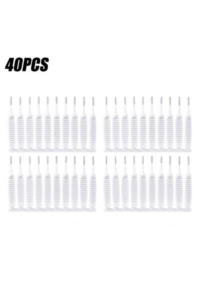 Choice3 40PCS 10-500PCS Shower Cleaning Brush Bathroom Micro Nylon Brush Nozz...