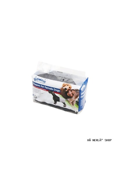 Pawise Aconcept Dog Bottom Tie Cloth XL Size Black (05444) 12 Pieces