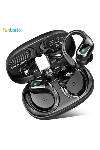 Choice black Deep Bass Wireless Headphones Earbuds Bluetooth 5.3 TWS Earphone...